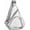 Gray, variant on Clear Sling Bag, Clear Bag Stadium Approved, Transparent Shoulder Crossbody Backpack for School