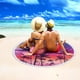 thumbnail image 5 of Toallas de baño, toallas de playa, toalla de playa redonda de microfibra estampada, toalla de baño súper colorida, manta de playa a prueba de arena, tapete de playa, toalla multiusos para viajes, pisc, 5 of 8