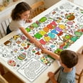thumbnail image 7 of Giant Coloring Tablecloth - 30 x 72 Inches Jumbo Banner Poster for Kids Crafts, Party Decorations, 7 of 7