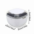 thumbnail image 4 of Portable Folding Square Orthodontic Retainer Case for Aligners and Dentures, 4 of 5