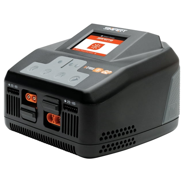 Cargador inteligente Spektrum S2100 G2 2x100W AC SPMXC2000