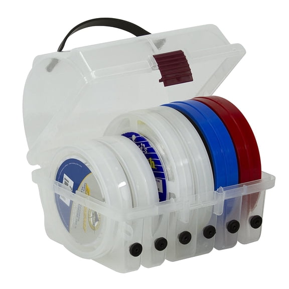 Plano Fishing, ProLatch Leader Spool Box, Transparent