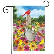 Briarwood Lane Spring Gathering Cardinal Garden Flag