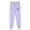 Purple, variant on YABCSAZ Women's Fleece Lined Sweatpants with Pockets Baggy Joggers Trendy Fall Fashion Drawstring Sweat Pants Winter Clothes