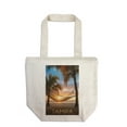 thumbnail image 1 of Tampa, Florida, Hammock and Sunset (100% Cotton Canvas Reusable Tote Bag), 1 of 3