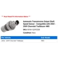 thumbnail image 2 of Automatic Transmission Output Shaft Speed Sensor - Compatible with 2002 - 2009 Chevy Trailblazer 4WD 2003 2004 2005 2006 2007 2008, 2 of 2