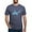 Heather Navy, variant on CafePress - Great White Shark Grey Men's Deluxe T Shirt - Mens Tri-blend T-Shirt