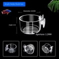 thumbnail image 3 of Kit de 16 Macetas Acrílicas Transparentes para Plantas Acuáticas con Ventosa, para Decoración de Acuarios, 2 Formas, 3 of 6