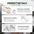 thumbnail image 3 of Seattleget Multifunctional Heavy-Duty Kitchen Shears, Sharp Stainless Poultry Scissors Heavy Duty Cut Bone, 2025 New 2 In 1 Ergonomic Kitchen Scissors For Chicken, Meat, Seafood Cutting, 3 of 7