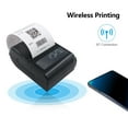 thumbnail image 5 of 58mm  Portable Thermal Printer Wireless Lable Receipt Shipping Exrpress Printer USB BT Connection Support ESC/POS Command Compatible with Windows Android iOS for Supermarket Store Restau, 5 of 7