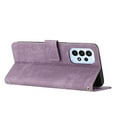 thumbnail image 4 of Feishell for Samsung Galaxy A23 5G Flip Wallet Phone Case,Durable PU Leather Flip Kickstand Shockproof TPU Inner Shell Magnetic Clasp Folio Card Pocket Phone Case with Wrist Strap,Purple, 4 of 12