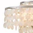 thumbnail image 2 of Crystorama Brielle 6 Light Antique Silver Linear Chandelier - 30'' W x 22.5'' H x 14'' D, 2 of 11