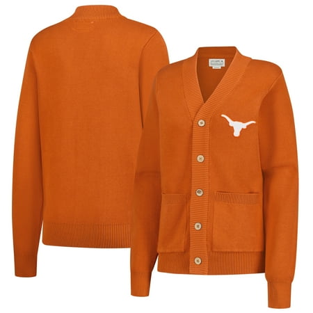 Unisex Uscape Apparel Texas Orange Texas Longhorns Chenille Patch Cardigan Unisex Uscape Apparel Texas Orange Texas Longhorns Chenille Patch Cardigan