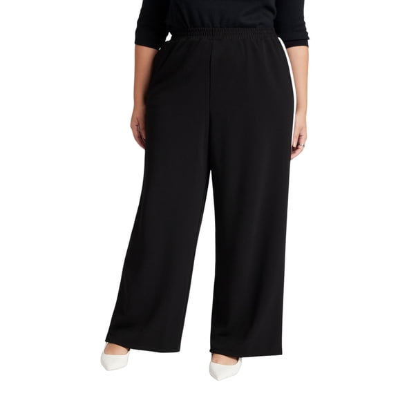 ELOQUII Women's Plus Size Track Pant With Side Stripe