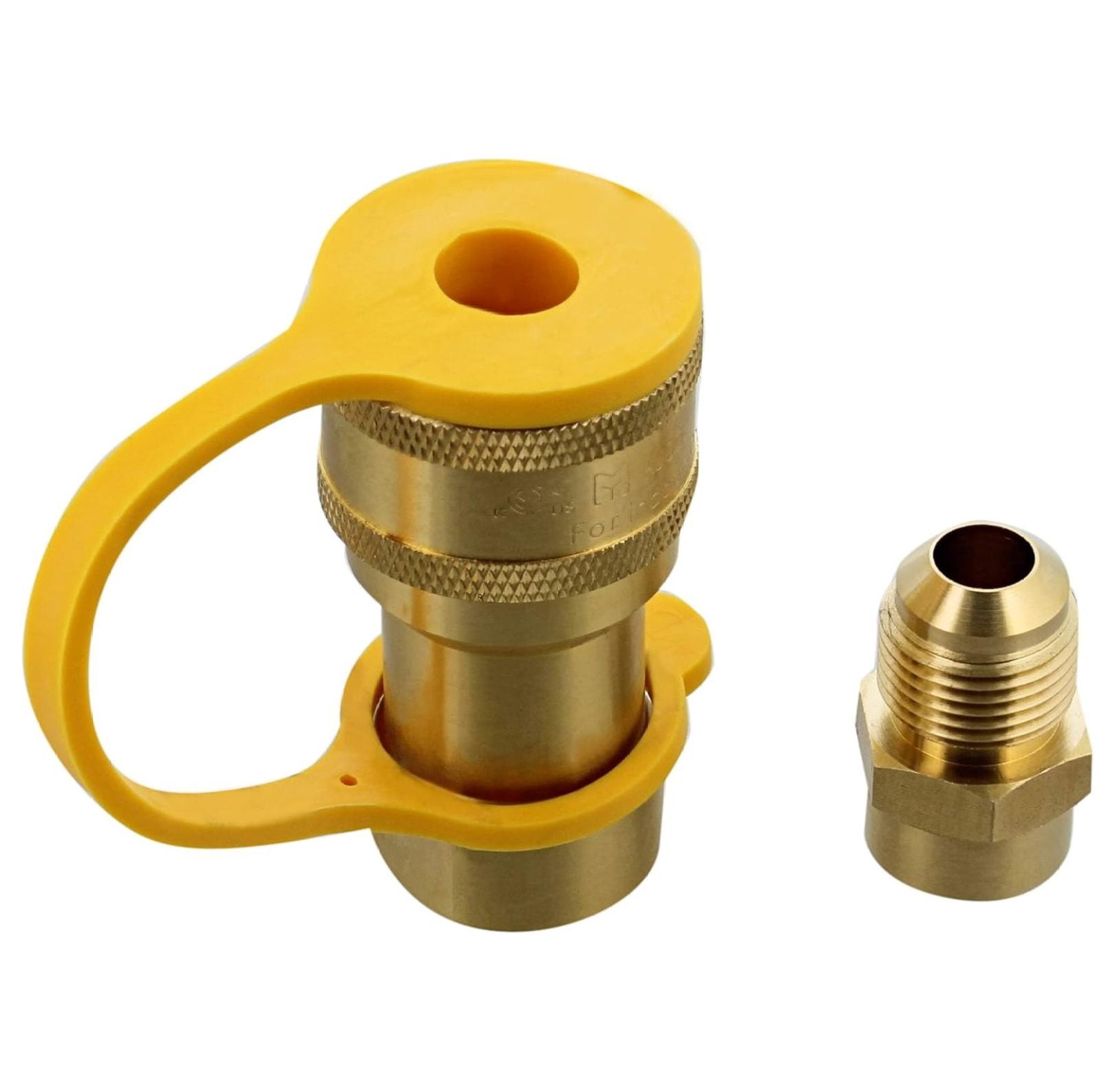 Natural Gas Grill Hose, 24ft - Flexible Gas Line Quick Connect Gas Hose 3/8in Female Flare to 1/2in Male Flare