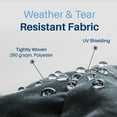 thumbnail image 6 of ALEKO 12x10 ft Grey Motorized Retractable Patio Awning, 6 of 13