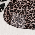 thumbnail image 7 of Lullu Girls Leopard Short Sleeve Shirt Dress Summer Vintage Lightweight Dress, Sizes 7-12, 7 of 7