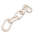 thumbnail image 2 of KYAIGUO Wooden Chain Link Decor, Hand Carved Wooden Decorative Chain 5 Link Decoration Chain for Family for Coffee Table Office Decor, 2 of 5