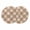 Beige, variant on Black Brown Checkered Round Placemats Set of 2 Modern Farmhouse Plaid Wooden Place Mats Indoor Woven Table Mats Washable Heat-Resistance Braided Dining Table Placemats for Kitchen Party Decor 13 Inch