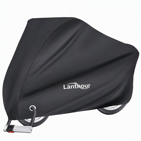 Bike Cover Outdoor Waterproof Bicycle Covers Rain Sun UV Dust Wind Proof with Lock Hole for Mountain Road Electric Bike