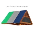 thumbnail image 4 of Tente à Auvent Légère et Durable, Auvent Extérieur Multifonction, Randonnée pour Patio Vert + Gris + Bleu, 4 of 8