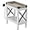 White, variant on Narrow Side Table, Farmhouse End Table with Charging Station for Small Spaces, with 2 USB and 2 Power Outlets, 21.7" L x 10" W x 21.7" H