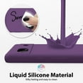 thumbnail image 4 of KOMI for Google Pixel 6A Phone Case Liquid Silicone, Cute Thin Slim Soft Rubber TPU Plain Smooth Gel Cover for Women Girl, Matte Solid Protective & Shockproof Bumper, Purple, 4 of 7