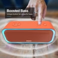 thumbnail image 3 of DOSS SoundBox Pro Altavoz Bluetooth con sonido estéreo de 20 W, graves extra activos, IPX6 resistente al agua, Bluetooth 5.0, emparejamiento TWS, luces multicolores, tiempo de reproducción de 20 horas, 3 of 5