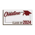 thumbnail image 1 of Soporte de dinero de graduación Inteprter 2024 de madera rojo, 1 of 6