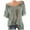 Army Green, variant on Scyoekwg Summer Womens Tops Trendy Casual Loose Comfy Blouse Tshirts Short Sleeve Plus Size Off Shoulder Cold Off Shoulder Lace Tops Going Out Tops Classic Solid Color Blouses (Army Green,XXL)