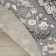 thumbnail image 6 of Nourison Elation Transitional Grey 5'3" x Round Area Rug  (5 Round), 6 of 9
