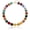 Chunky Necklace-Cube Colorful, variant on Beaded Gemstone Necklace for Women: Natural Healing Red Creek Jasper Necklaces for Stress Relief - Boho Bead Choker Handmade Jewelry for Summer Beach Gifts