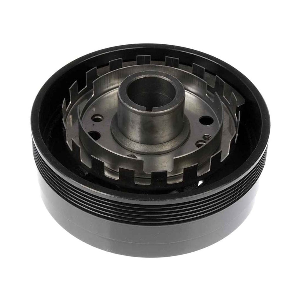 KarParts360 For Pontiac Grand Am 1993 Harmonic Balancer | Black | Serpentine Drive Belt | Keyway | 92.5 Millimeters Depth | Replacement For 24503067 88960262