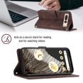 thumbnail image 4 of Compatible with Google Pixel 7 Pro Classic Embossed PU Leather Case with Card Holder Shockproof Cover, 4 of 5