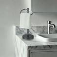 thumbnail image 3 of SunnyPoint Deluxe Fingertip Towel Holder Stand, Heavy Weighted and Free-Standing Steel Countertop Rack for Bathroom or Kitchen, Black Nickel, 3 of 5