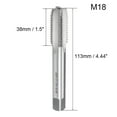 thumbnail image 2 of Unique Bargains Metric Machine Tap M18 Thread 2.5 Pitch 4 Straight Flute High Speed Steel, 2 of 5