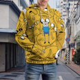 thumbnail image 7 of Adventure Time Unisex Sweatshirts Loose Pullover Sweater Hooded Hoodie 3D Printing Jacket Winter Fall Clothes 2XL, 7 of 7