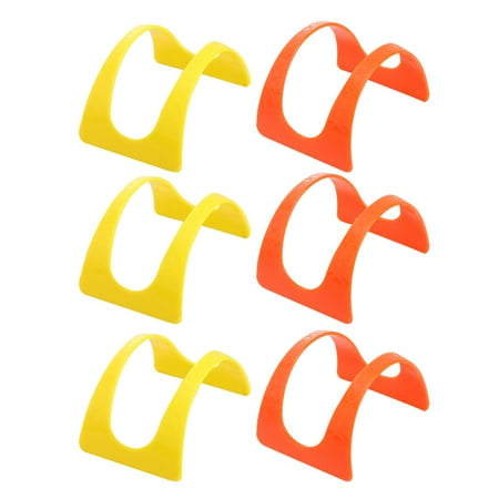 

12pcs Plastic Taco Rack Durable Mexican Pancake Rack Tray Taco Holder for Home Restaurant Kitchen (Red + Yellow + Green)