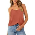 thumbnail image 7 of ShomPort Women's Casual Tank Tops Summer Trendy 2024 Spaghetti Strap Adjustable Round Neck Camisoles, 7 of 7