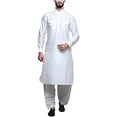 thumbnail image 1 of Royal Kurta Men's Silk Blend Festive Pathani Suit, 1 of 1