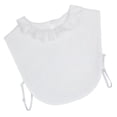 thumbnail image 1 of Cuello Falso de Las Mujeres Flor Hueca Falso Faux Collar Desmontable Media Babero, 1 of 9