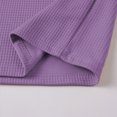 thumbnail image 5 of GrmtClth Men's Textured Knit Henley Shirt Short Sleeve Notch Neck Casual Top Soft Breathable Daily Wear Work Hiking Outdoor Activities Tee Light Purple XL, 5 of 5