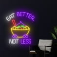 thumbnail image 2 of Handmadetneonsign Eat Better Not Less Neon Sign, Acai Bowl Wall Art Decor, Acai Bowl Fruit Wall Decor, 2 of 5