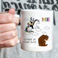 thumbnail image 3 of 30th Birthday Gifts for Men - Panda Riding Unicorn Pandicorn Mug - 30 Year Old Men Gift Ideas for Son, Grandson, Brother, Friend, Classmate, Colleague - 11 oz Funny Ceramic Coffee Tea Cocoa Mug, 3 of 7