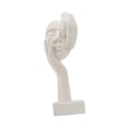 thumbnail image 1 of Estatuas de pensadores, rostro de mujer, arte, estatua, adorno, figura abstracta, artesanía para Blanco, 1 of 9