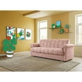 thumbnail image 1 of Sofá Cama Velvet Palo De Rosa Makora Modelo Mercury Varias Posiciones, 1 of 8