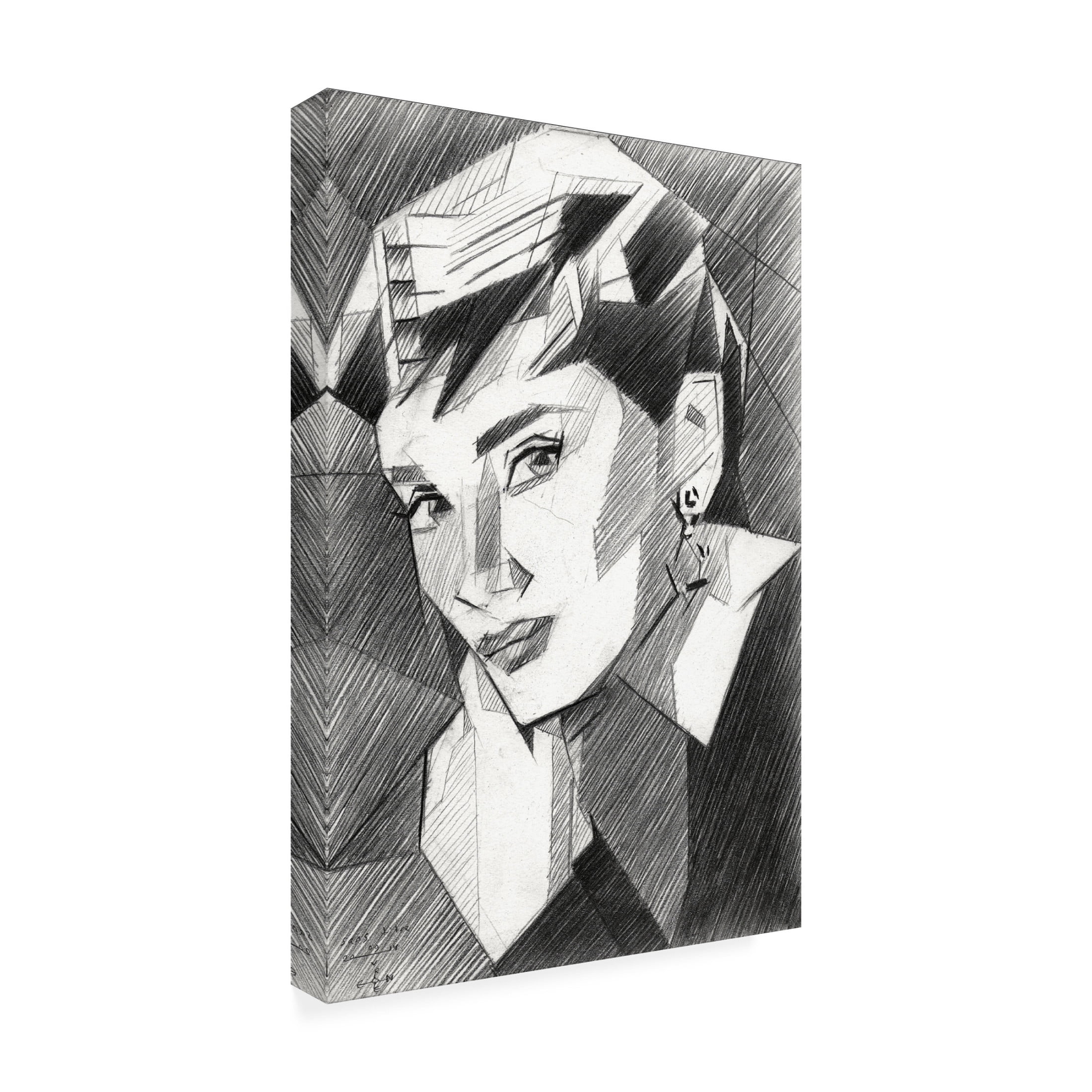 Trademark Fine Art Corne Akkers Audrey Hepburn Canvas Wall Art