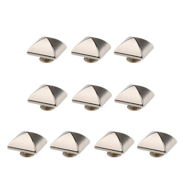 Remache botón tuerca tornillo Zulema 10 unids/set forma Plata