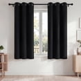 thumbnail image 1 of Blackout Blackout Cortinas, Juego de Cortinas de 2 Piezas para Recámara y Sala de Estar 42x63 Pulgadas, Cortinas Térmicas Aislantes Que Oscurecen la Habitación con Ojales, Reducción de Ruido y Bloque, 1 of 7