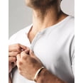 thumbnail image 4 of Playera De Manga Corta Para Hombre Camisa Henley Con Botones, 4 of 8
